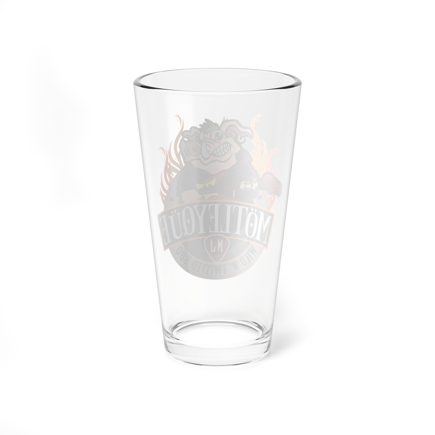 Motley Que - Pint Glass