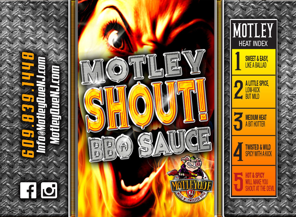 Motley SHOUT BBQ Sauce